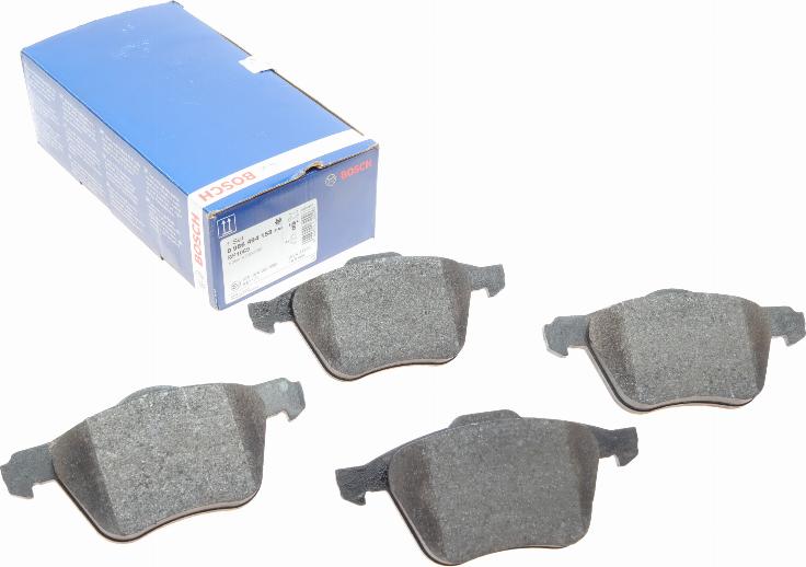 BOSCH 0 986 494 158 - Brake Pad Set, disc brake autospares.lv