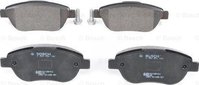 BOSCH 0 986 494 157 - Brake Pad Set, disc brake autospares.lv