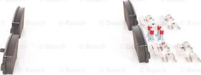 BOSCH 0 986 494 160 - Brake Pad Set, disc brake autospares.lv