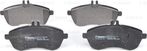 BOSCH 0 986 494 161 - Brake Pad Set, disc brake autospares.lv