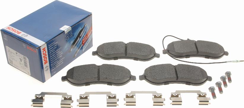 BOSCH 0 986 494 163 - Brake Pad Set, disc brake autospares.lv