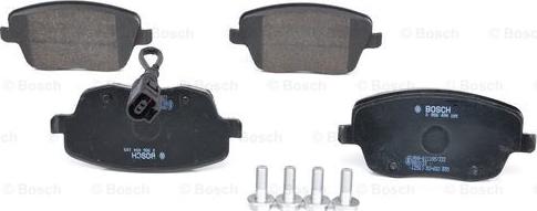 BOSCH 0 986 494 105 - Brake Pad Set, disc brake autospares.lv