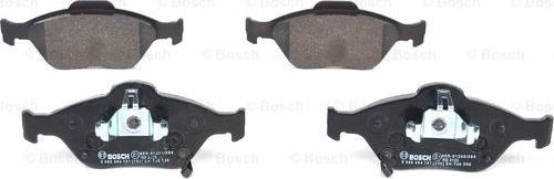 BOSCH 0 986 494 101 - Brake Pad Set, disc brake autospares.lv