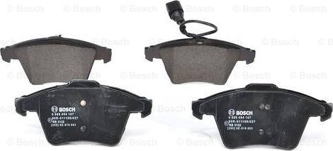 BOSCH 0 986 494 107 - Brake Pad Set, disc brake autospares.lv