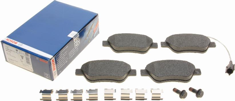 BOSCH 0 986 494 113 - Brake Pad Set, disc brake autospares.lv