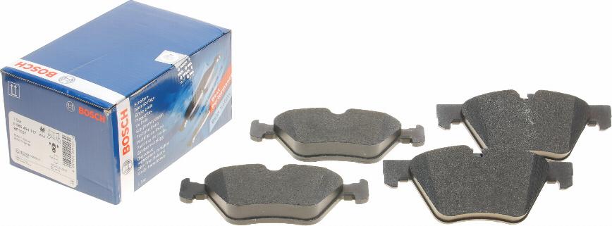 BOSCH 0 986 494 117 - Brake Pad Set, disc brake autospares.lv