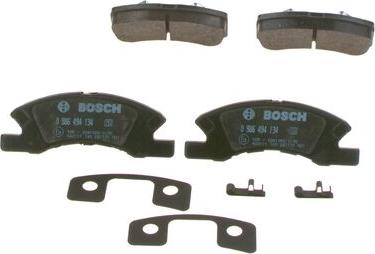 BOSCH 0 986 494 134 - Brake Pad Set, disc brake autospares.lv