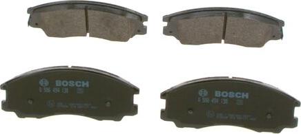 BOSCH 0 986 494 138 - Brake Pad Set, disc brake autospares.lv