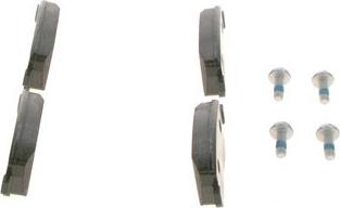 BOSCH 0 986 494 124 - Brake Pad Set, disc brake autospares.lv