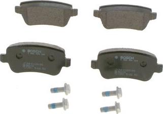 BOSCH 0 986 494 124 - Brake Pad Set, disc brake autospares.lv