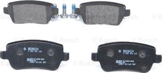 BOSCH 0 986 494 125 - Brake Pad Set, disc brake autospares.lv