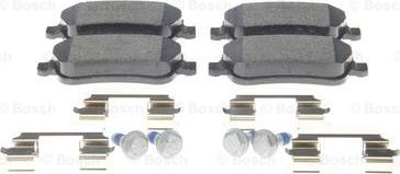 BOSCH 0 986 494 126 - Brake Pad Set, disc brake autospares.lv