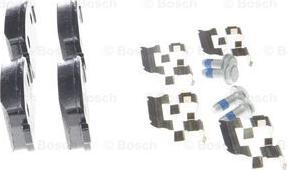 BOSCH 0 986 494 126 - Brake Pad Set, disc brake autospares.lv