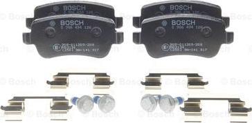 BOSCH 0 986 494 126 - Brake Pad Set, disc brake autospares.lv