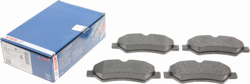 BOSCH 0 986 494 123 - Brake Pad Set, disc brake autospares.lv