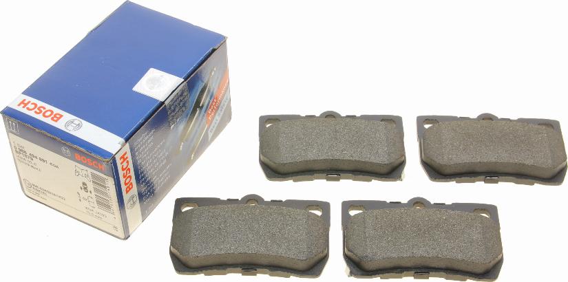 BOSCH 0 986 494 891 - Brake Pad Set, disc brake autospares.lv