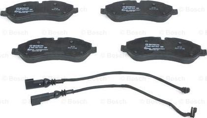 BOSCH 0 986 494 844 - Brake Pad Set, disc brake autospares.lv