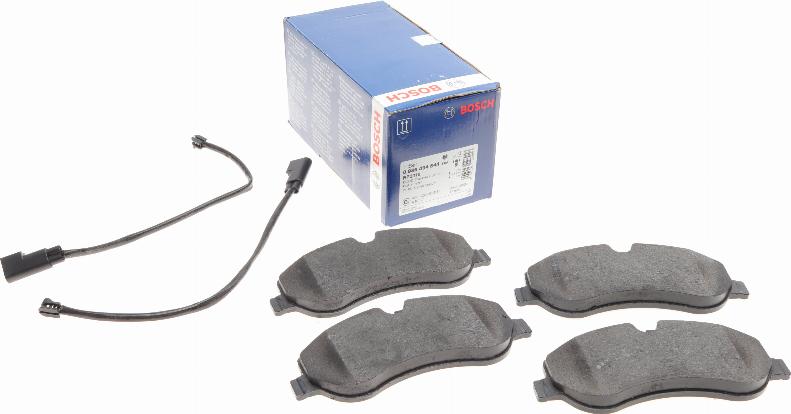 BOSCH 0 986 494 844 - Brake Pad Set, disc brake autospares.lv