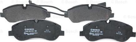 BOSCH 0 986 494 844 - Brake Pad Set, disc brake autospares.lv