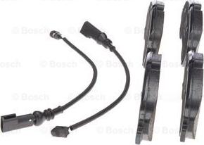 BOSCH 0 986 494 845 - Brake Pad Set, disc brake autospares.lv