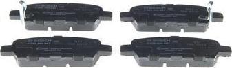 BOSCH 0 986 494 857 - Brake Pad Set, disc brake autospares.lv