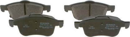 BOSCH 0 986 494 801 - Brake Pad Set, disc brake autospares.lv