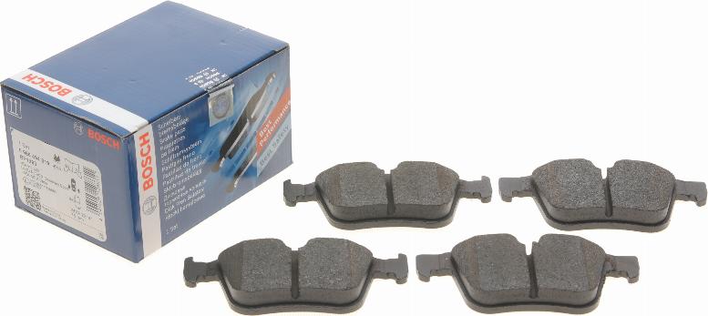 BOSCH 0 986 494 819 - Brake Pad Set, disc brake autospares.lv