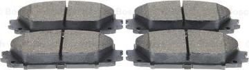 BOSCH 0 986 494 886 - Brake Pad Set, disc brake autospares.lv