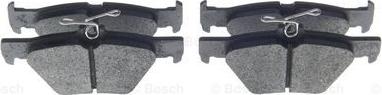 BOSCH 0 986 494 836 - Brake Pad Set, disc brake autospares.lv