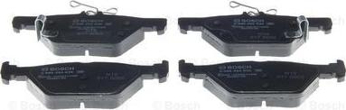 BOSCH 0 986 494 836 - Brake Pad Set, disc brake autospares.lv