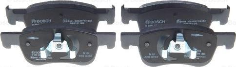 BOSCH 0 986 494 823 - Brake Pad Set, disc brake autospares.lv