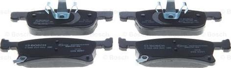 BOSCH 0 986 494 823 - Brake Pad Set, disc brake autospares.lv