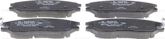 BOSCH 0 986 494 347 - Brake Pad Set, disc brake autospares.lv