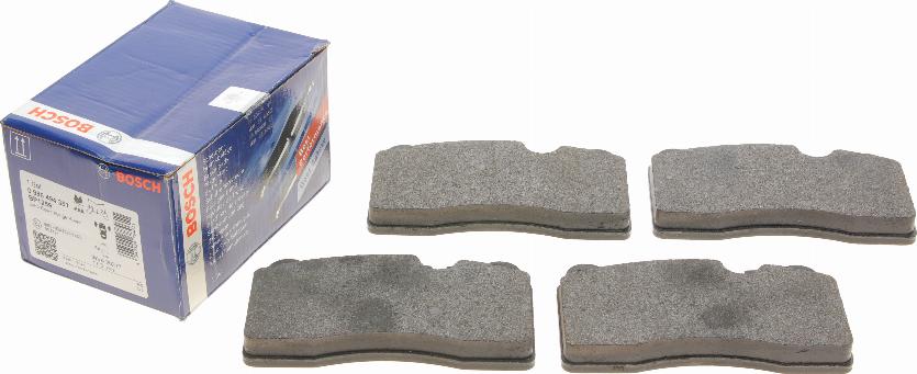 BOSCH 0 986 494 351 - Brake Pad Set, disc brake autospares.lv