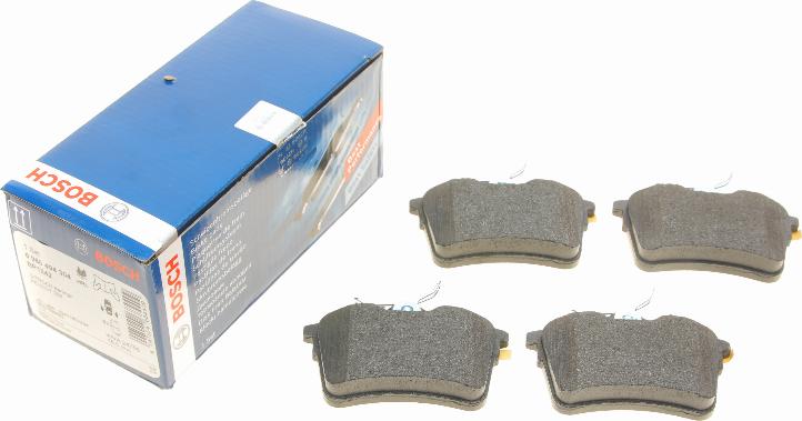 BOSCH 0 986 494 304 - Brake Pad Set, disc brake autospares.lv