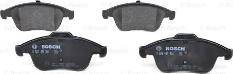 BOSCH 0 986 494 381 - Brake Pad Set, disc brake autospares.lv