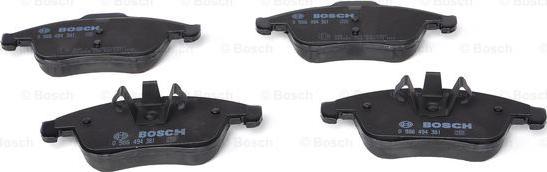 BOSCH 0 986 494 381 - Brake Pad Set, disc brake autospares.lv