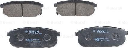 BOSCH 0 986 494 388 - Brake Pad Set, disc brake autospares.lv