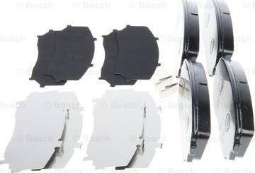 BOSCH 0 986 494 375 - Brake Pad Set, disc brake autospares.lv