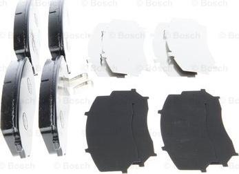 BOSCH 0 986 494 375 - Brake Pad Set, disc brake autospares.lv