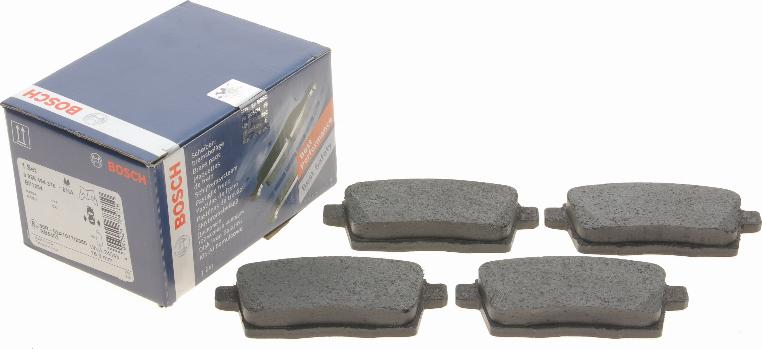 BOSCH 0 986 494 376 - Brake Pad Set, disc brake autospares.lv