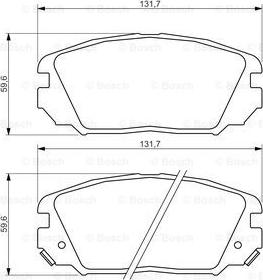 Japanparts J PA-H10AF - Brake Pad Set, disc brake autospares.lv