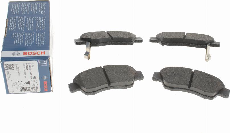 BOSCH 0 986 494 299 - Brake Pad Set, disc brake autospares.lv