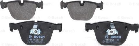 BOSCH 0 986 494 294 - Brake Pad Set, disc brake autospares.lv