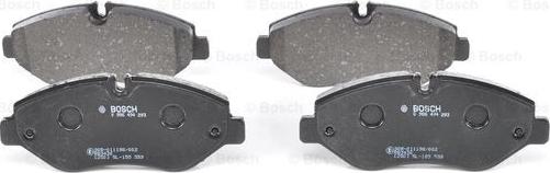 BOSCH 0 986 494 293 - Brake Pad Set, disc brake autospares.lv