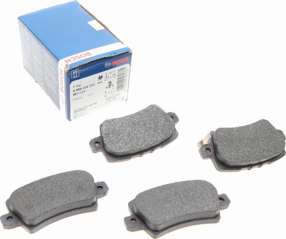 BOSCH 0 986 494 249 - Brake Pad Set, disc brake autospares.lv