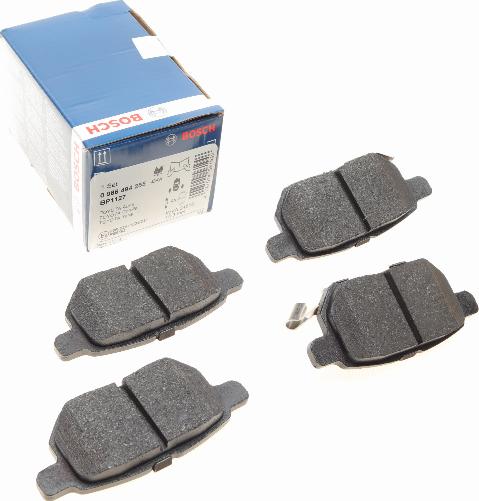 BOSCH 0 986 494 255 - Brake Pad Set, disc brake autospares.lv