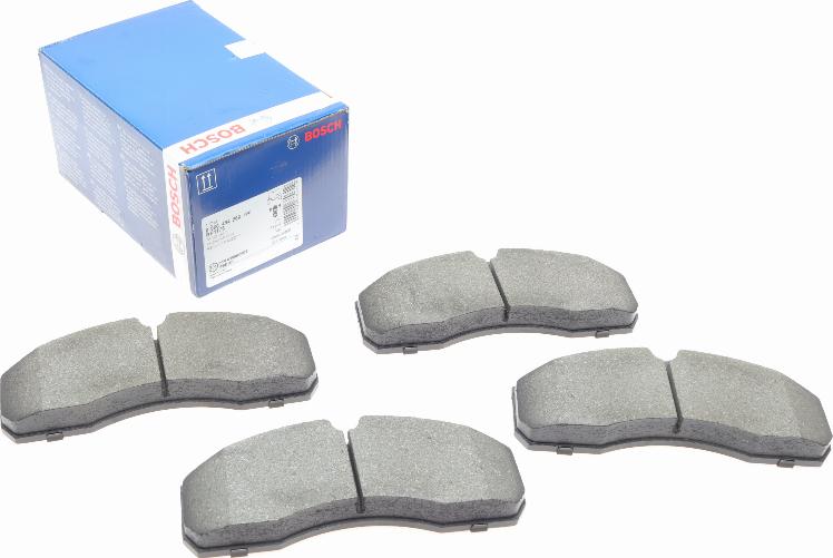 BOSCH 0 986 494 266 - Brake Pad Set, disc brake autospares.lv