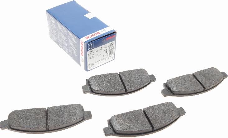 BOSCH 0 986 494 268 - Brake Pad Set, disc brake autospares.lv