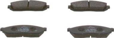 BOSCH 0 986 494 208 - Brake Pad Set, disc brake autospares.lv